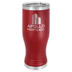Custom Pilsners for Business | Logo + Text | Polar Camel® Insulated Stainless Steel 