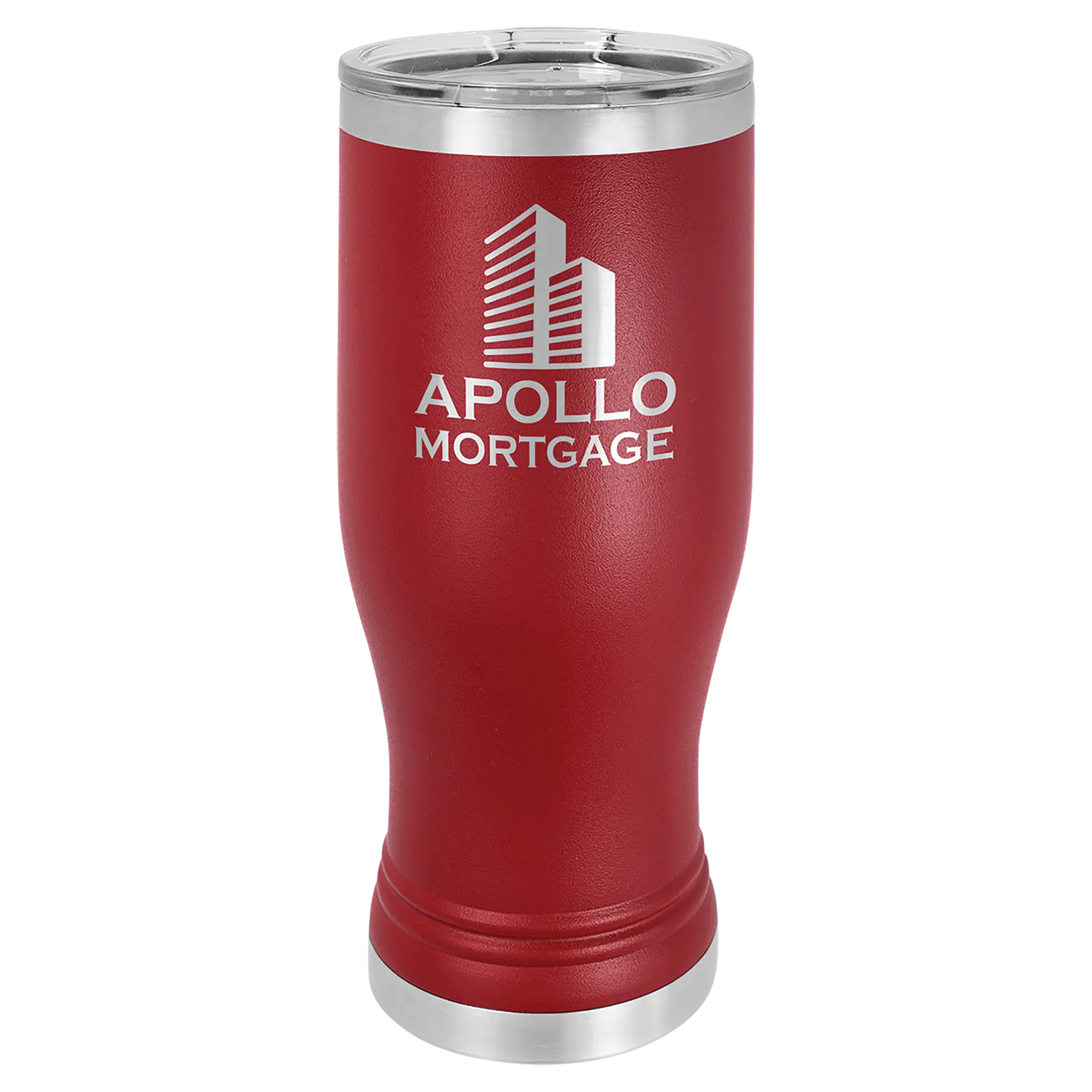 Custom Pilsners for Business | Logo + Text | Polar Camel® Insulated Stainless Steel 