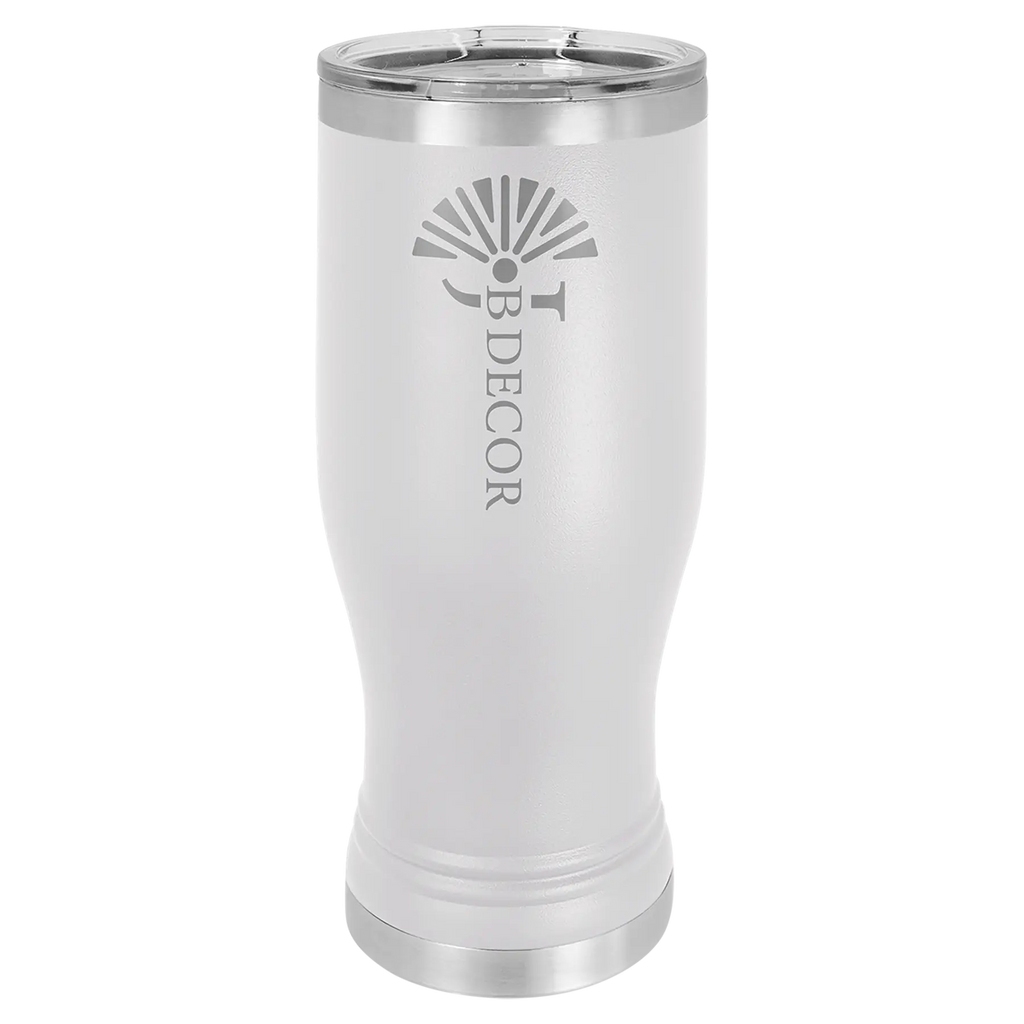 Custom Pilsners for Business | Logo + Text | Polar Camel® Insulated Stainless Steel 