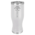 Custom Pilsners for Business | Logo + Text | Polar Camel® Insulated Stainless Steel 