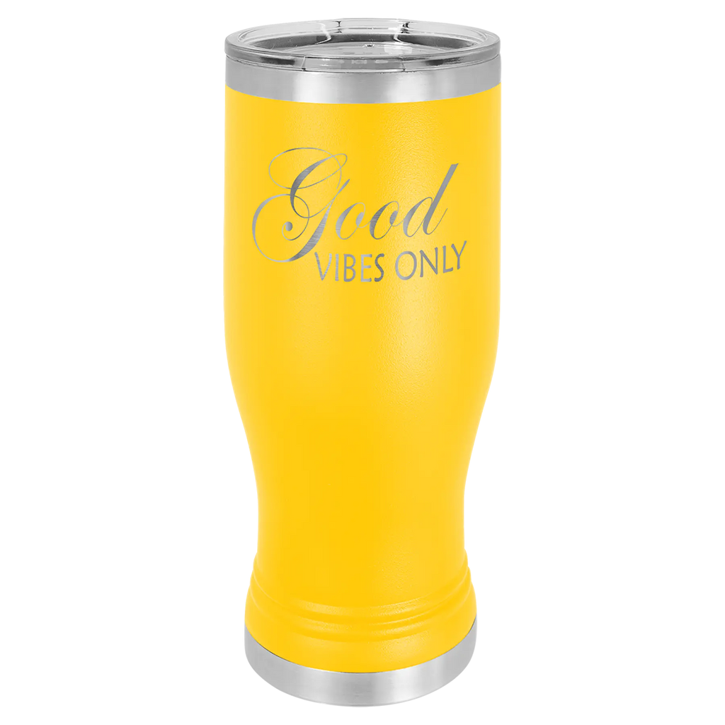 Custom Pilsners for Business | Logo + Text | Polar Camel® Insulated Stainless Steel 