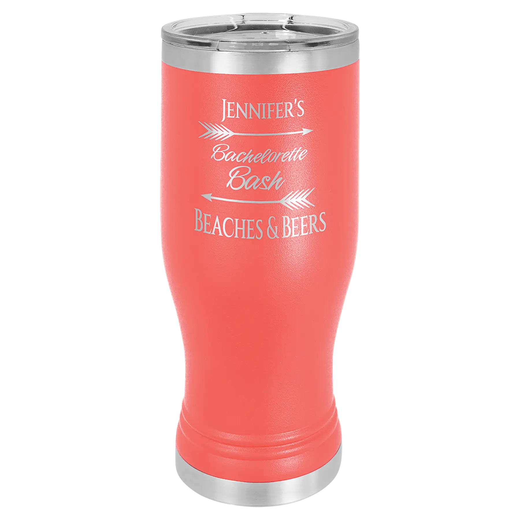Custom Pilsners for Business | Logo + Text | Polar Camel® Insulated Stainless Steel 