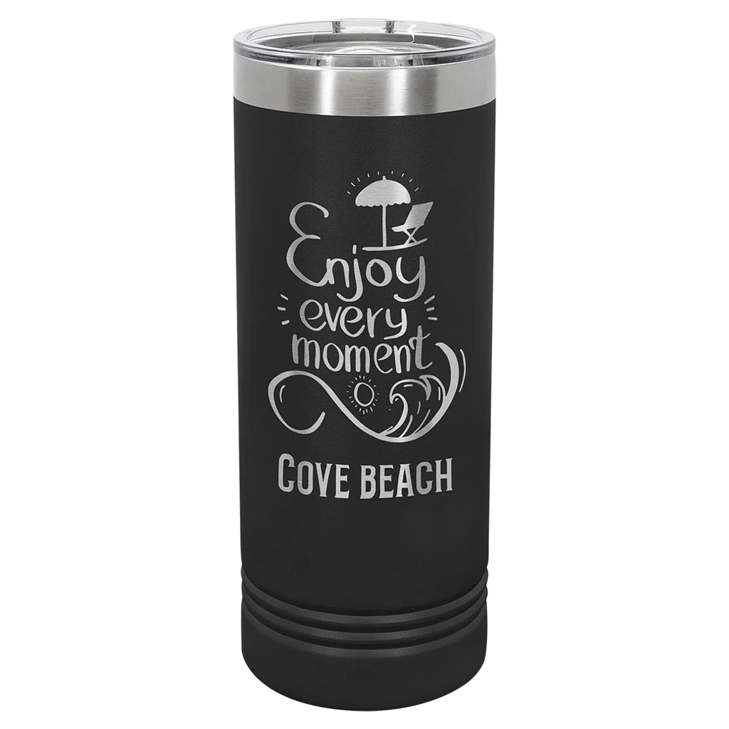 Custom Skinny Tumblers for Business | Logo + Text | Polar Camel® Insulated Stainless Steel 