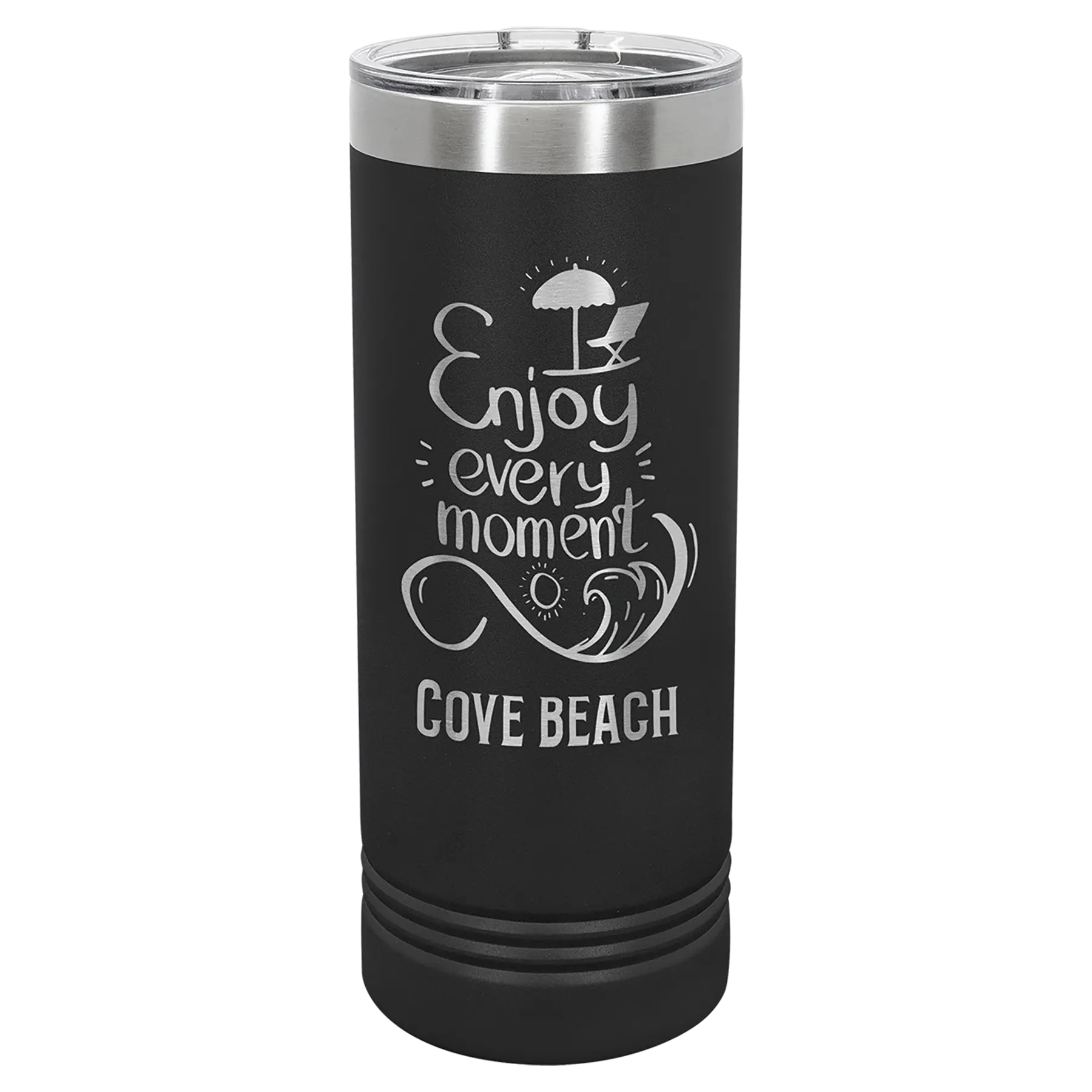 Custom Skinny Tumblers for Business | Logo + Text | Polar Camel® Insulated Stainless Steel 