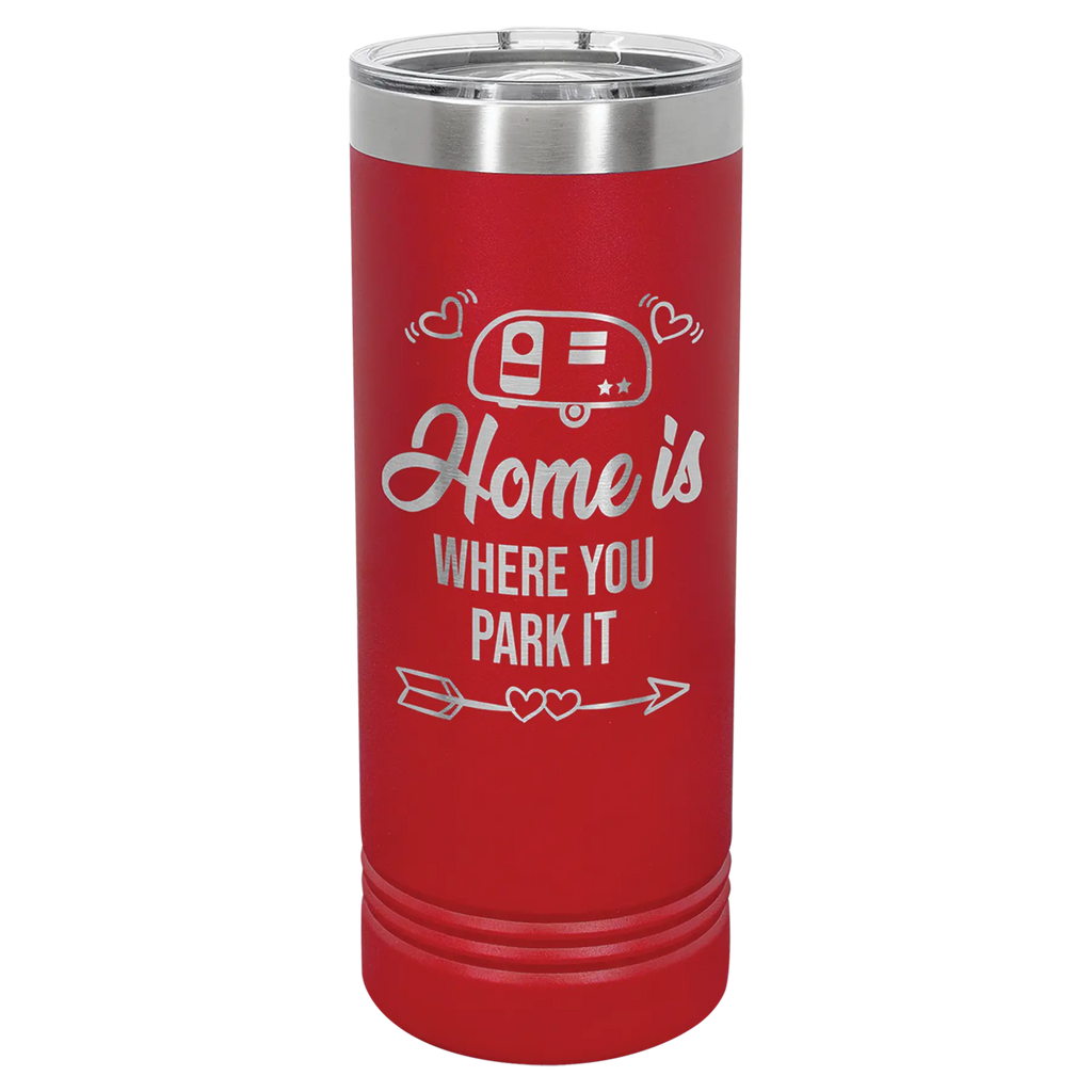 Custom Skinny Tumblers for Business | Logo + Text | Polar Camel® Insulated Stainless Steel 