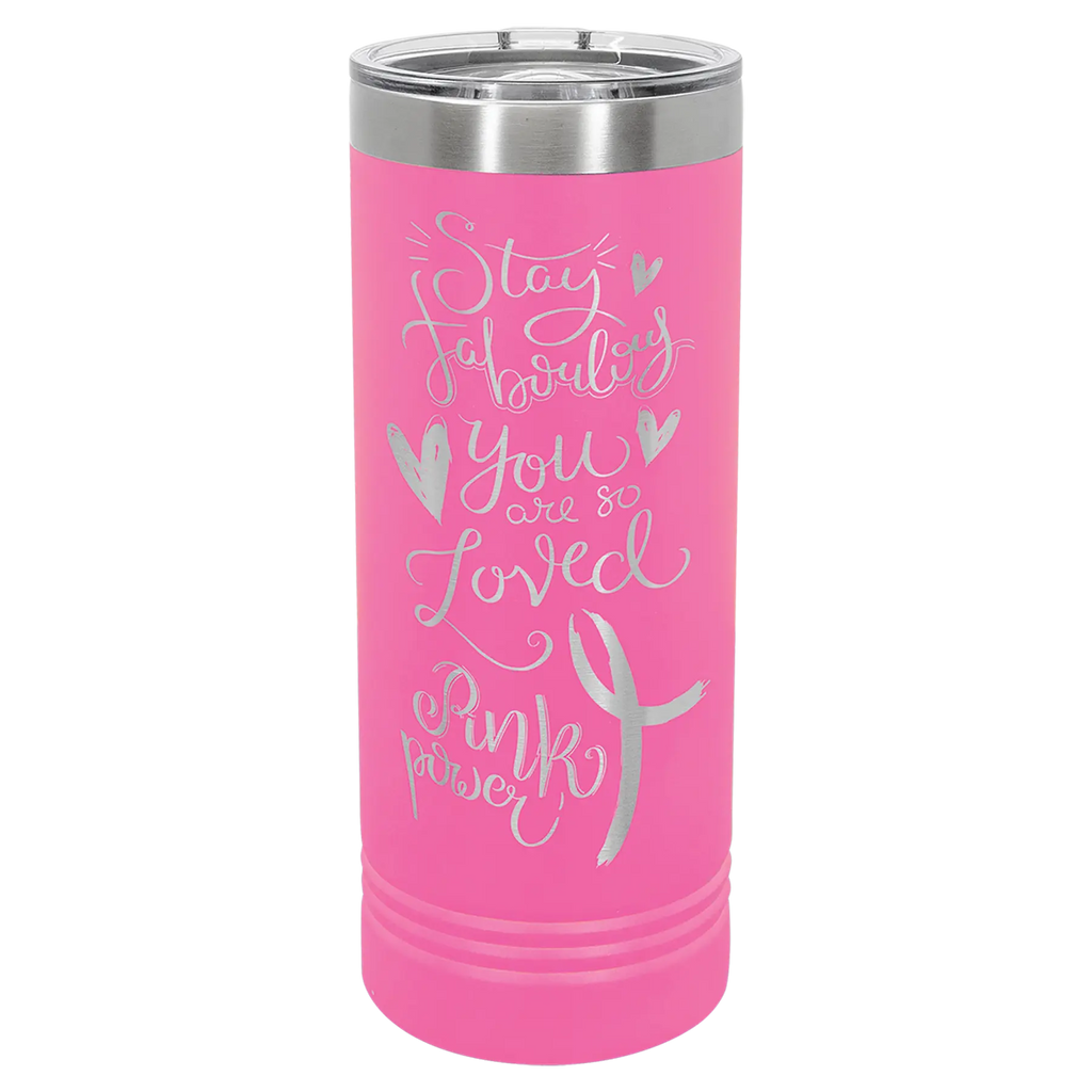 Custom Skinny Tumblers for Business | Logo + Text | Polar Camel® Insulated Stainless Steel 