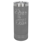 Custom Skinny Tumblers for Business | Logo + Text | Polar Camel® Insulated Stainless Steel 