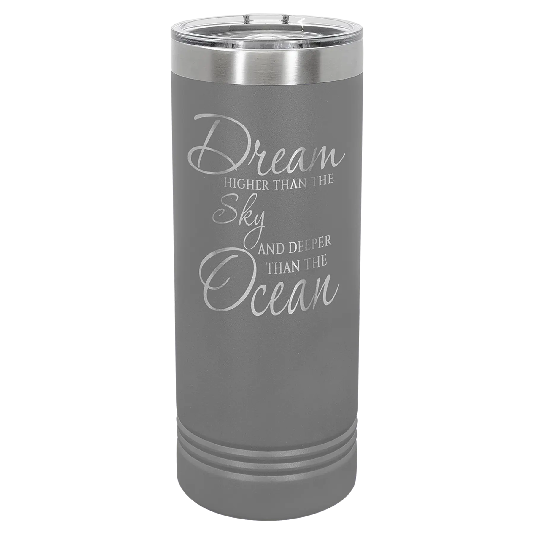 Custom Skinny Tumblers for Business | Logo + Text | Polar Camel® Insulated Stainless Steel 