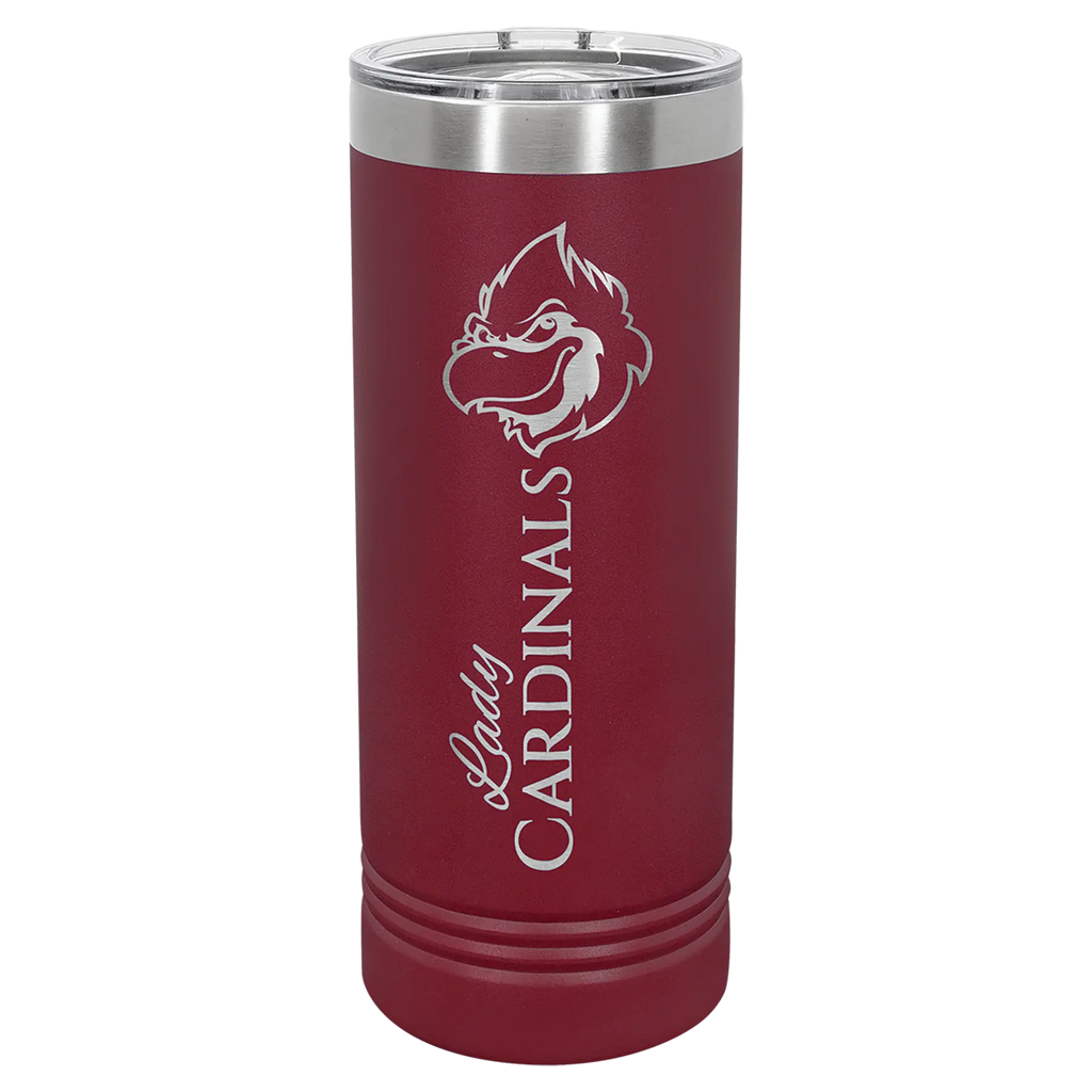 Custom Skinny Tumblers for Business | Logo + Text | Polar Camel® Insulated Stainless Steel 