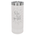 Custom Skinny Tumblers for Business | Logo + Text | Polar Camel® Insulated Stainless Steel 