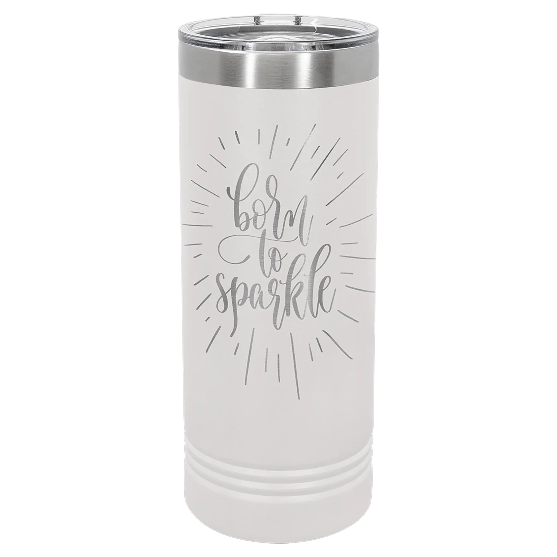 Custom Skinny Tumblers for Business | Logo + Text | Polar Camel® Insulated Stainless Steel 