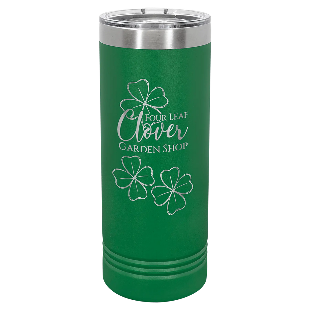Custom Skinny Tumblers for Business | Logo + Text | Polar Camel® Insulated Stainless Steel 