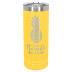 Custom Skinny Tumblers for Business | Logo + Text | Polar Camel® Insulated Stainless Steel 
