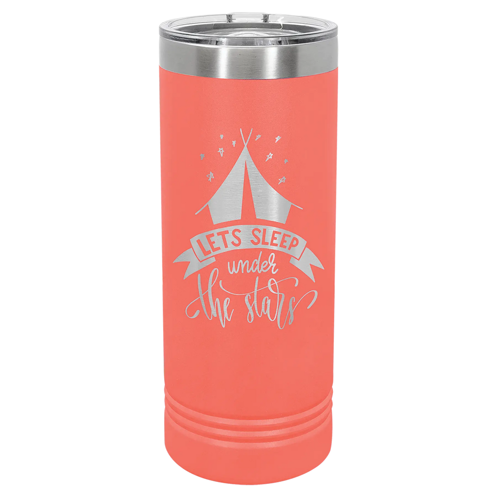 Custom Skinny Tumblers for Business | Logo + Text | Polar Camel® Insulated Stainless Steel 