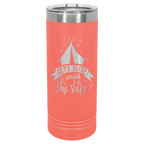 Custom Skinny Tumblers for Business | Logo + Text | Polar Camel® Insulated Stainless Steel 