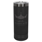 Custom Skinny Tumblers for Business | Logo + Text | Polar Camel® Insulated Stainless Steel 