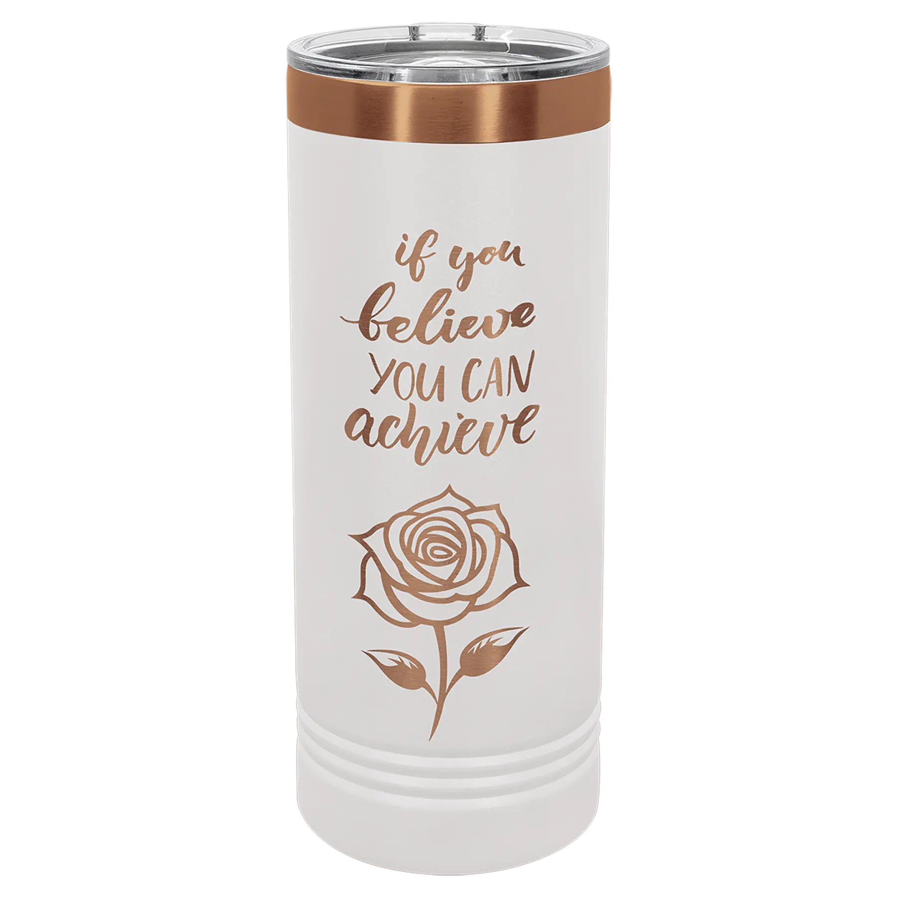Custom Skinny Tumblers for Business | Logo + Text | Polar Camel® Insulated Stainless Steel 
