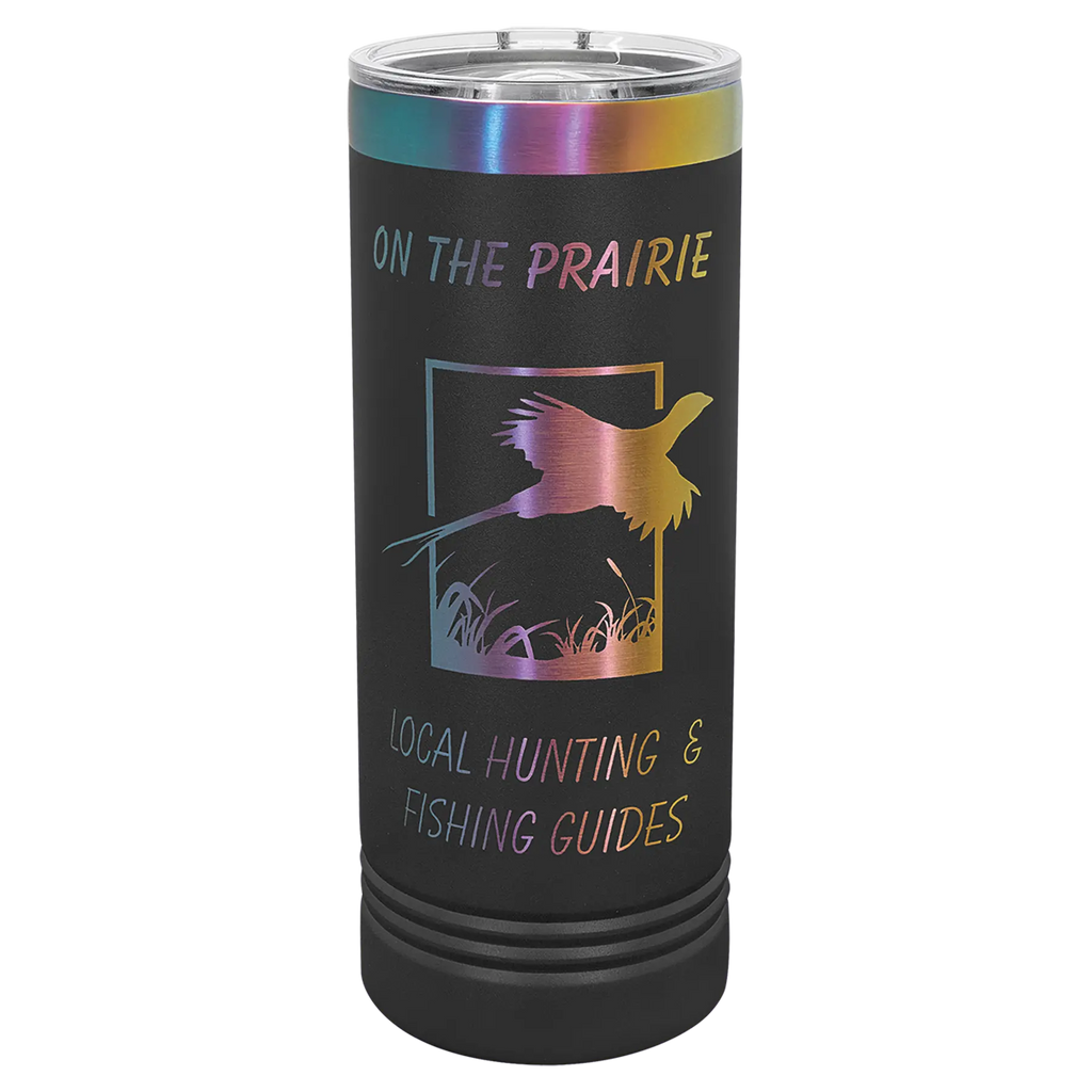 Custom Skinny Tumblers for Business | Logo + Text | Polar Camel® Insulated Stainless Steel 