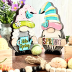DIY CUTOUT KIT | Hello Spring | Spring Colorful Interchangeable Gnome Add-ons Set | Spring Gnome 