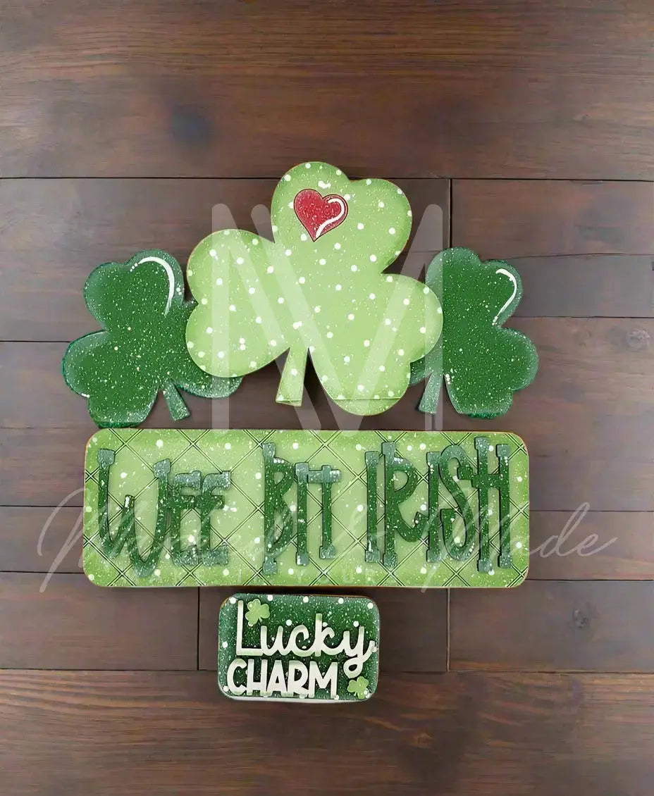 DIY Cutout Kit | Wee Bit Irish | St. Patrick's Day | Interchangeable Truck Add-On 