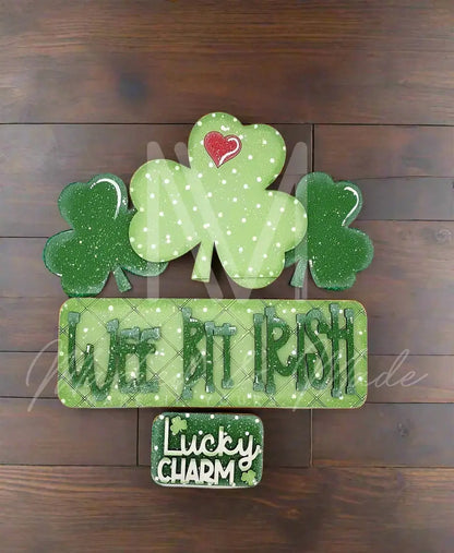 DIY Cutout Kit | Wee Bit Irish | St. Patrick's Day | Interchangeable Truck Add-On 