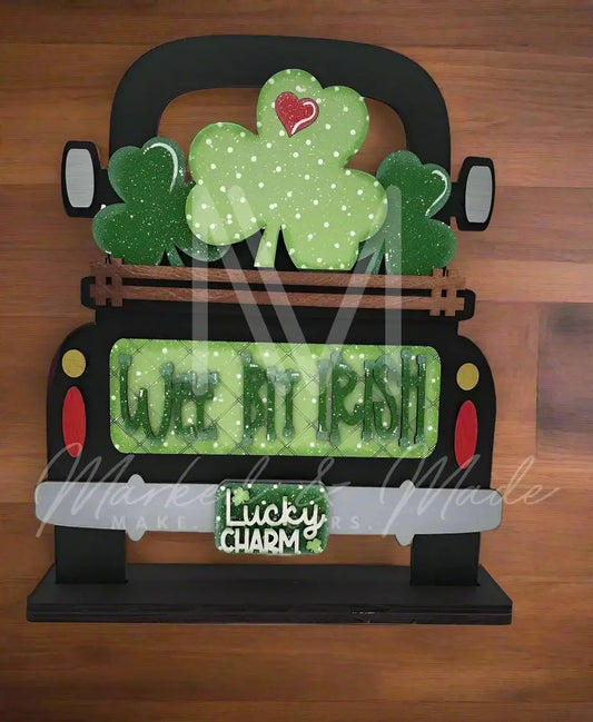 DIY Cutout Kit | Wee Bit Irish | St. Patrick's Day | Interchangeable Truck Add-On 