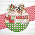 Berry Sweet Strawberry Door Hanger Sign | 18" or 10.5" | Welcome Sign 