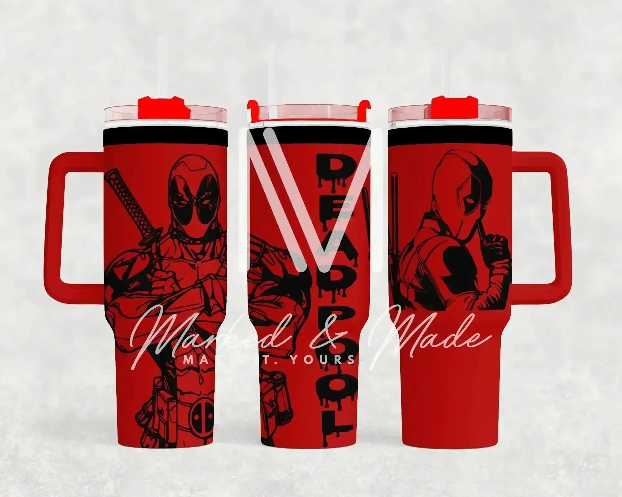 Deadpool  Quencher Tumbler (30oz, 40oz, + Stanleys)