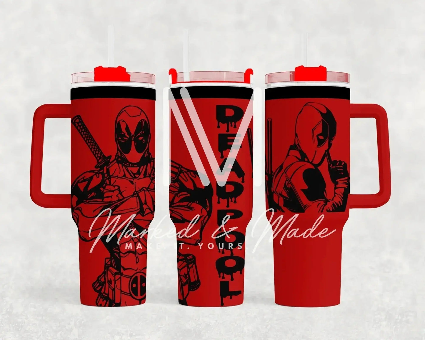 Deadpool  Quencher Tumbler (30oz, 40oz, + Stanleys) 