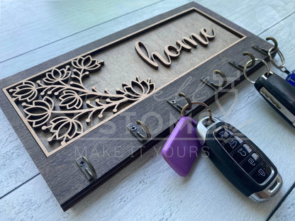 Decorative Key Hangers / Signs- Multilayer, Wood 