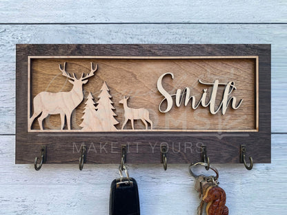 Decorative Key Hangers / Signs- Multilayer, Wood 