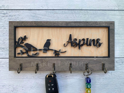 Decorative Key Hangers / Signs- Multilayer, Wood 