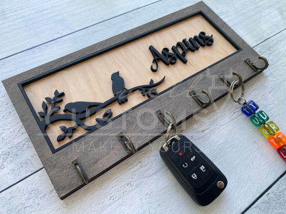 Decorative Key Hangers / Signs- Multilayer, Wood 