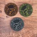 Dirty Hands Brotherhood – Laser Engraved Leather Patch 