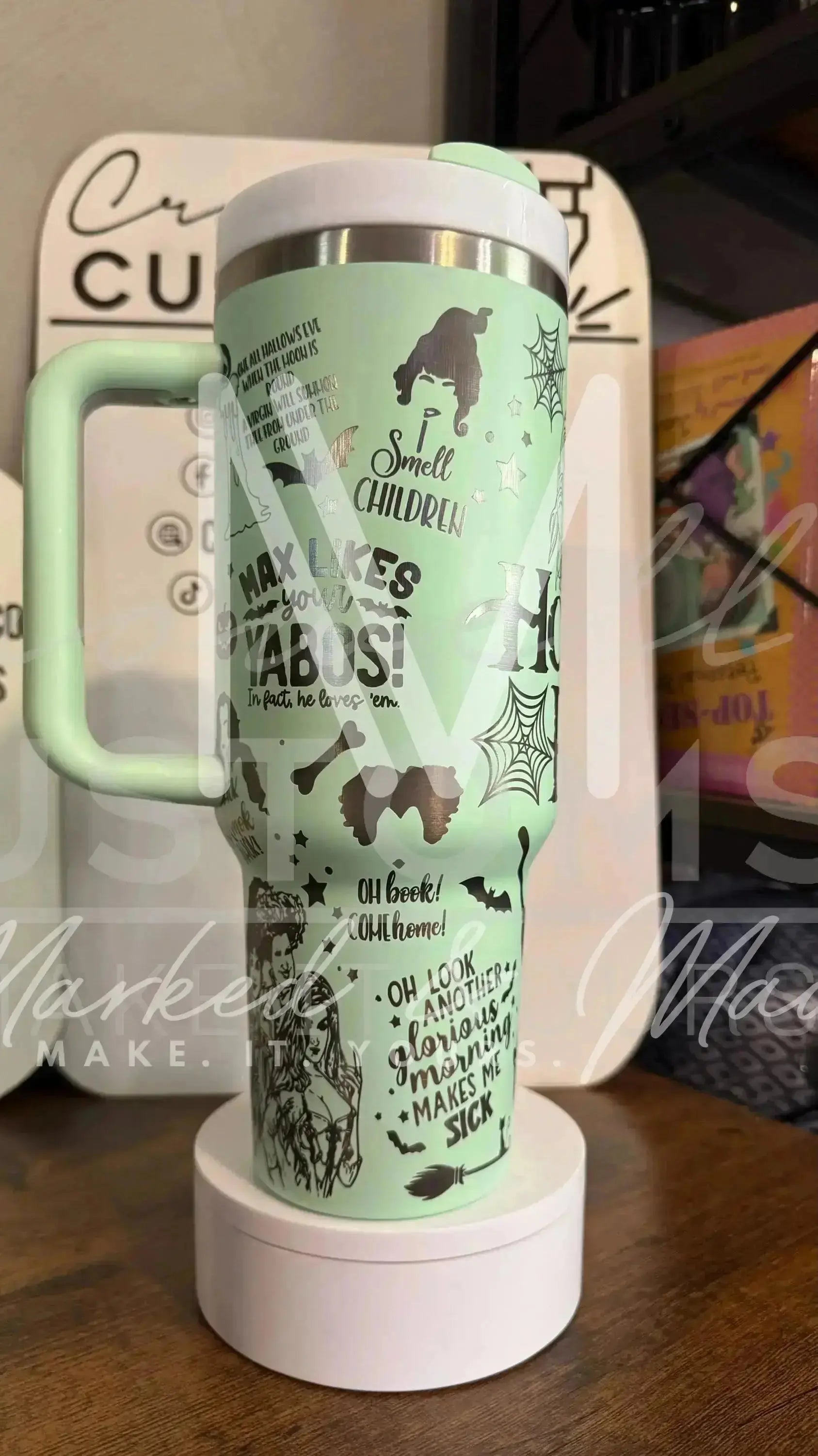 Disney Hocus Pocus Halloween Quencher Tumbler (30oz, 40oz, + Stanleys)