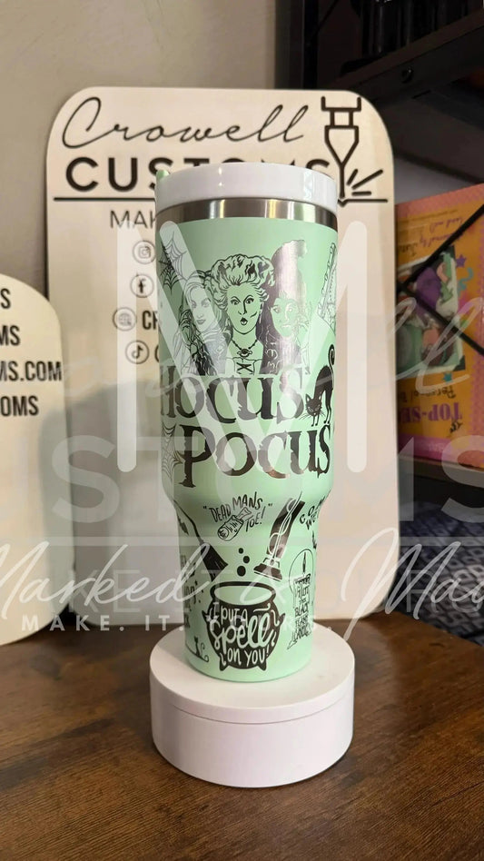 Disney Hocus Pocus Halloween Quencher Tumbler (30oz, 40oz, + Stanleys) 