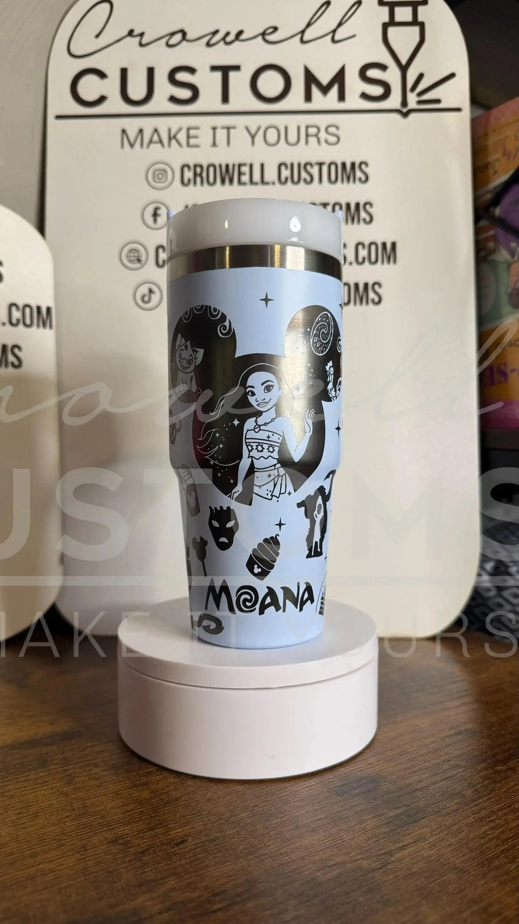 Disney Mickey Mouse Ear Pattern 14oz Mini Quencher Tumbler 