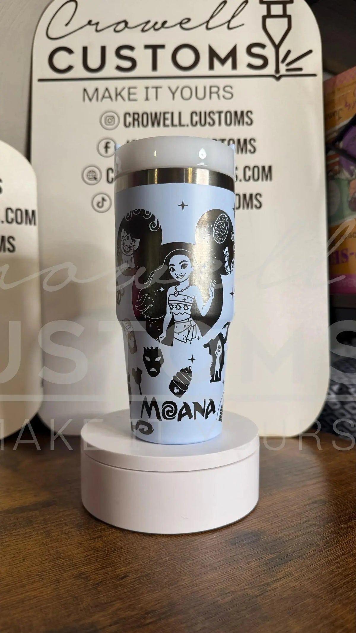 Disney Mickey Mouse Ear Pattern 14oz Mini Quencher Tumbler 