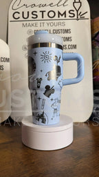 Disney Mickey Mouse Ear Pattern 14oz Mini Quencher Tumbler 