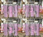 Disney Princess Quencher Tumbler (30oz, 40oz, + Stanleys) (Choose Design) 