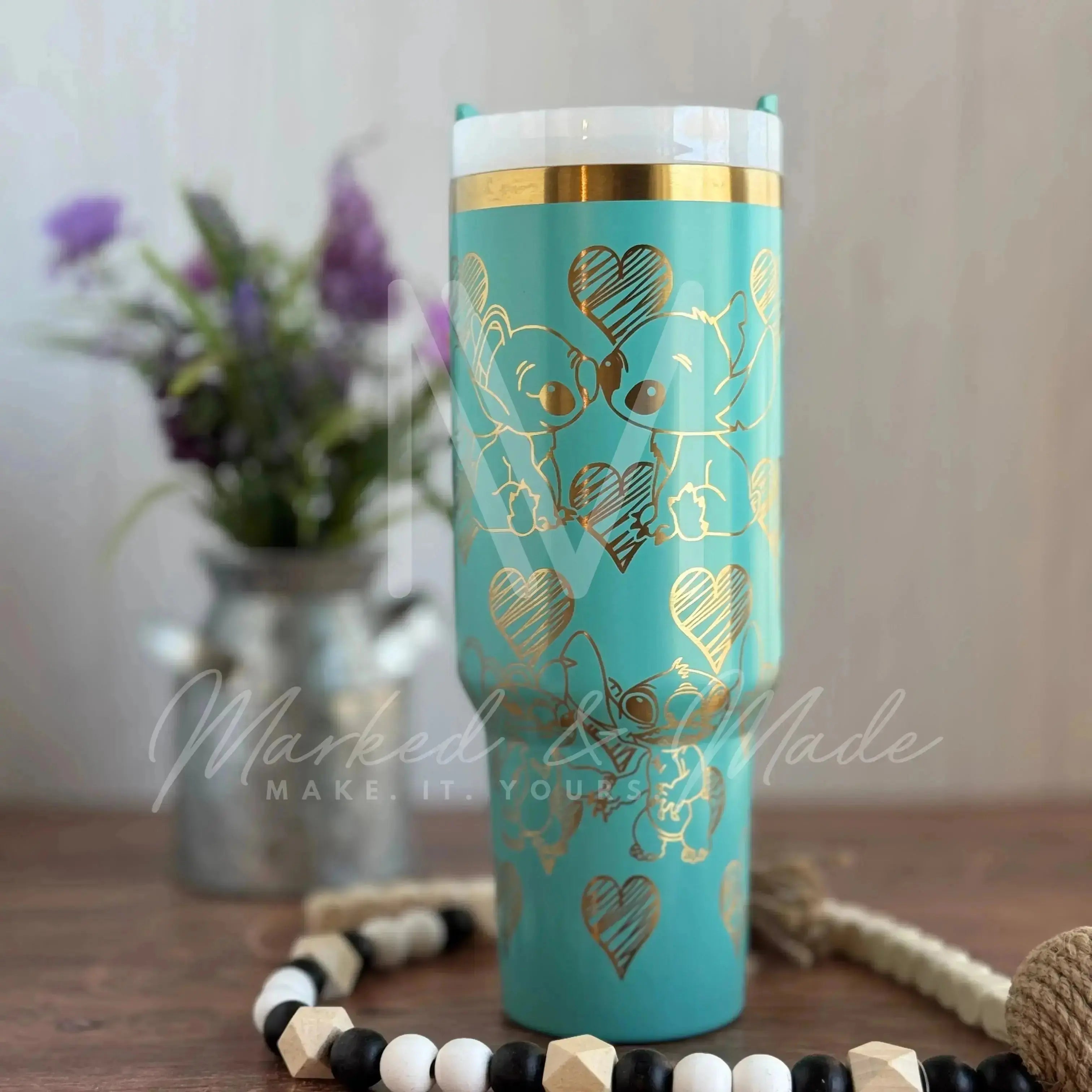 Disney Stitch Love  Quencher Tumbler (30oz, 40oz, + Stanleys) 