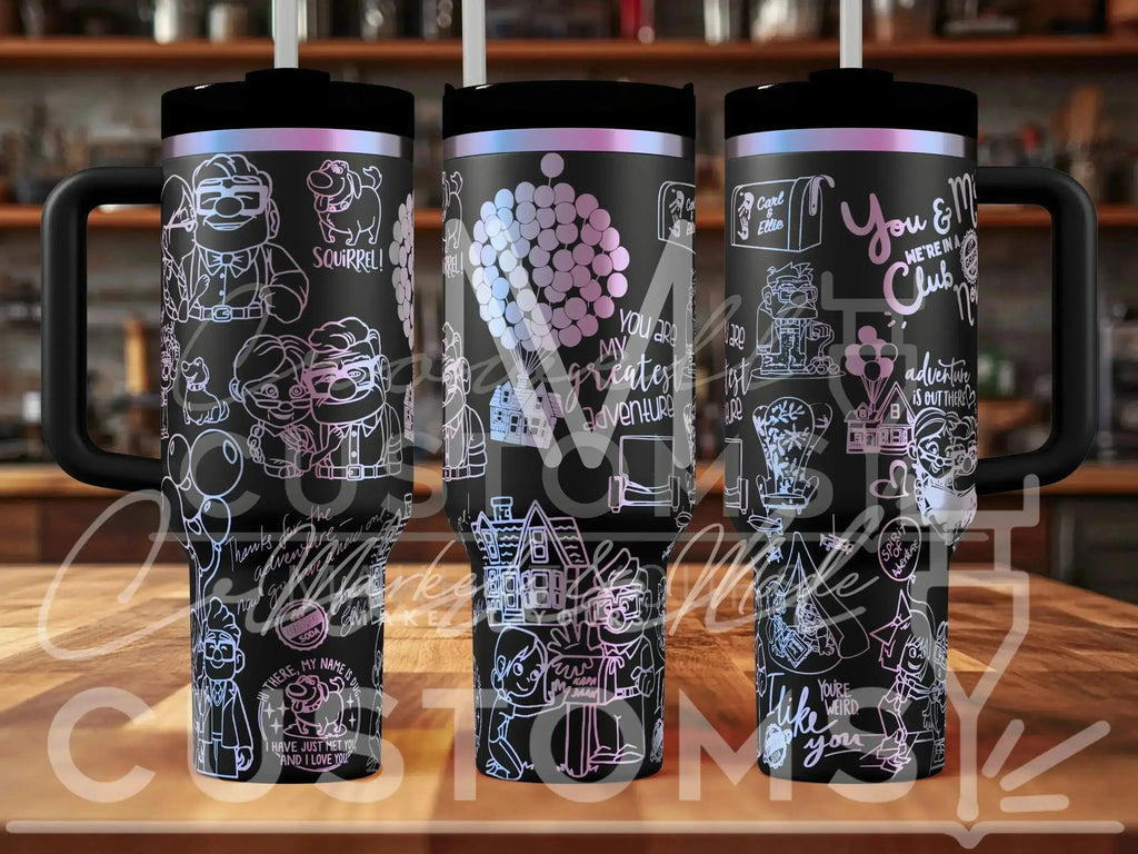 Disney UP!  Adventure is Out There  Quencher Tumbler (30oz, 40oz, + Stanleys)