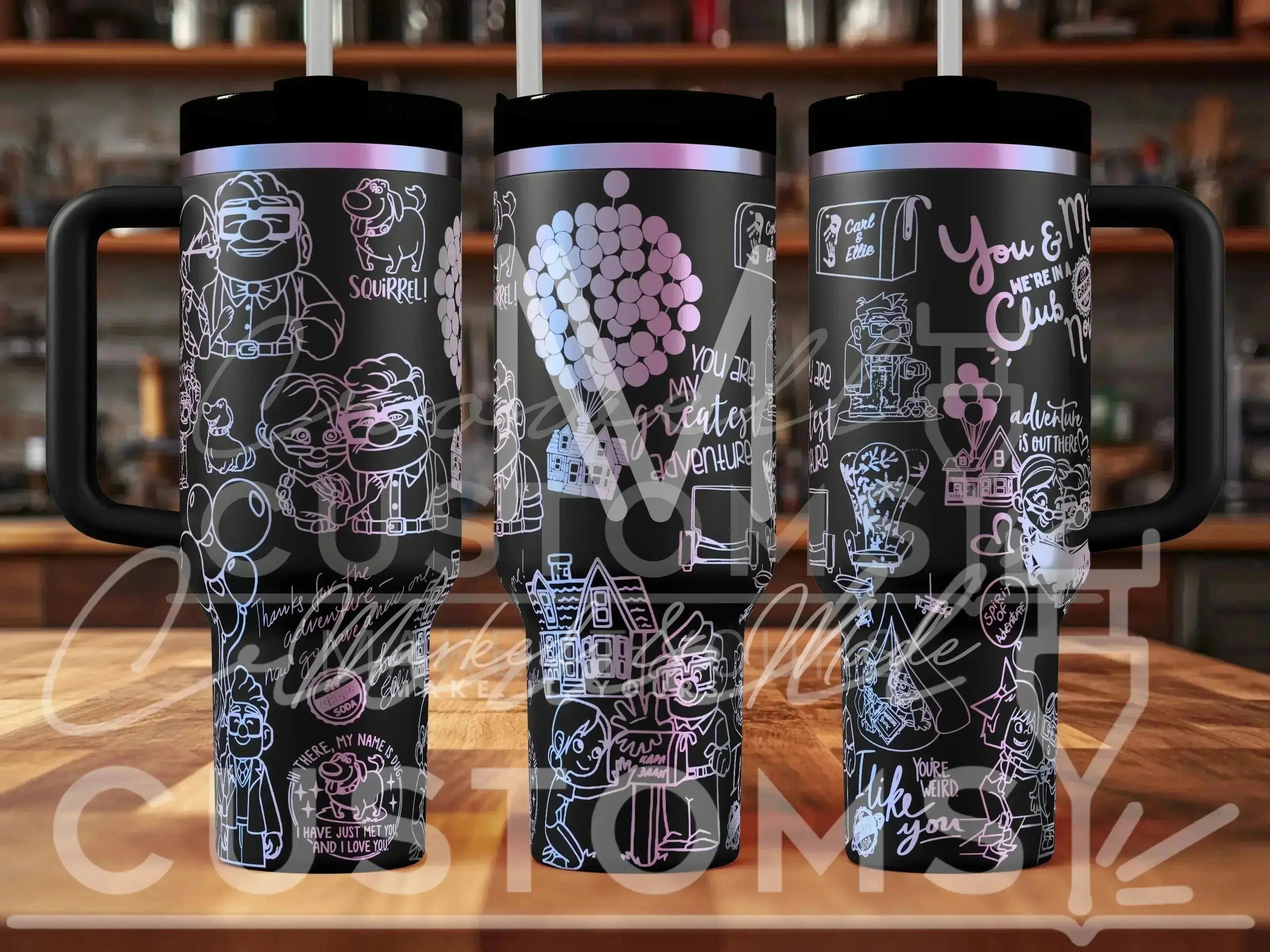 Disney UP!  Adventure is Out There  Quencher Tumbler (30oz, 40oz, + Stanleys)