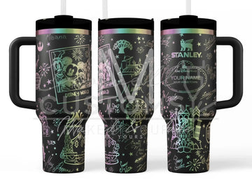 Disney World Rides  Quencher Tumbler (30oz, 40oz, + Stanleys)