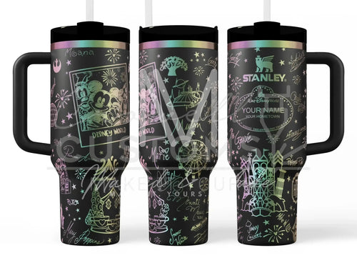 Disney World Rides  Quencher Tumbler (30oz, 40oz, + Stanleys)