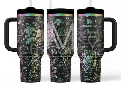 Disney World Rides  Quencher Tumbler (30oz, 40oz, + Stanleys) 