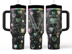 Dripping Hearts - Love  Quencher Tumbler (30oz, 40oz, + Stanleys)