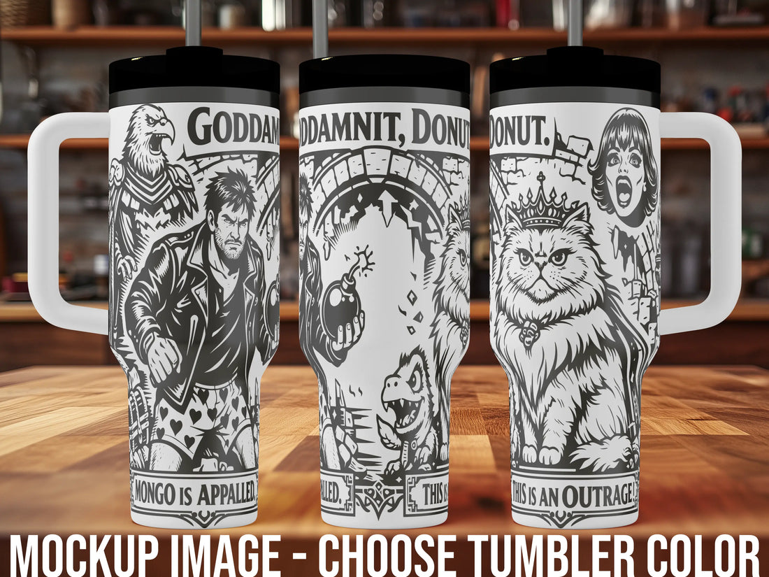 Dungeon Crawler Carl Tumbler | 40oz, 30oz, Stanleys, 20oz, 16oz, 14oz, 10oz 
