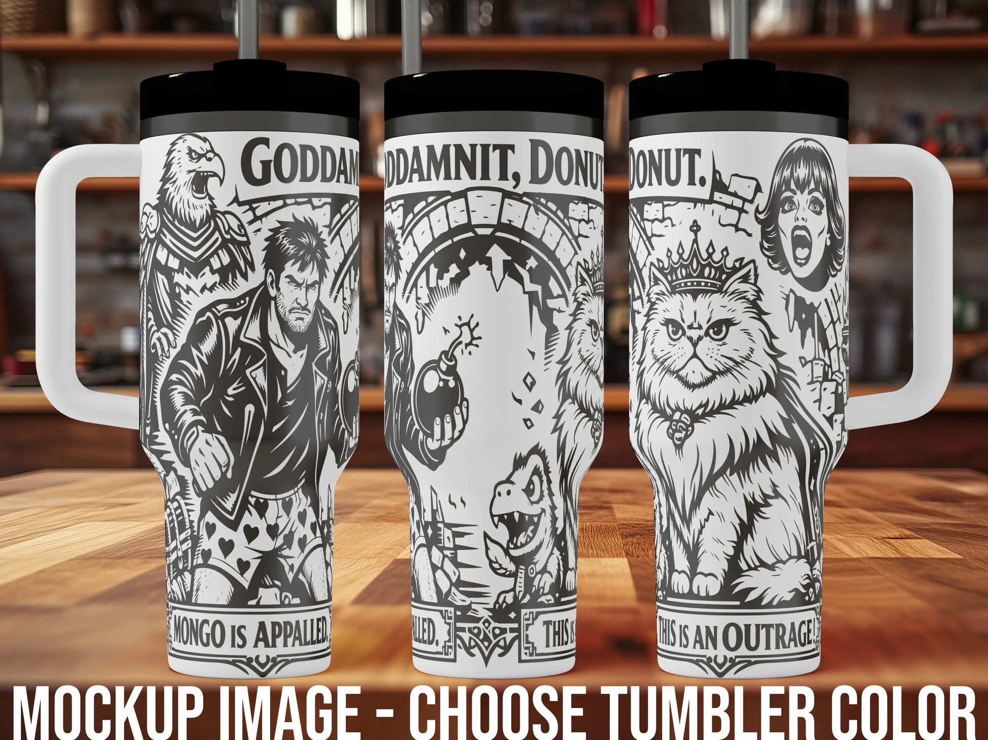 Dungeon Crawler Carl Tumbler | 40oz, 30oz, Stanleys, 20oz, 16oz, 14oz, 10oz 