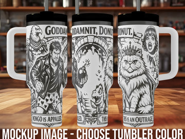 Dungeon Crawler Carl Tumbler | 40oz, 30oz, Stanleys, 20oz, 16oz, 14oz, 10oz 